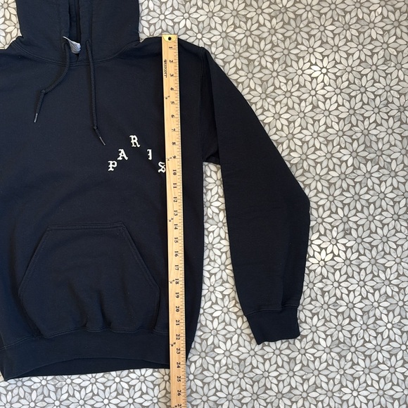 Unisex Kanye West Saint Pablo Paris Tour Hoodie in Black, Size Small - Picture 5 of 6